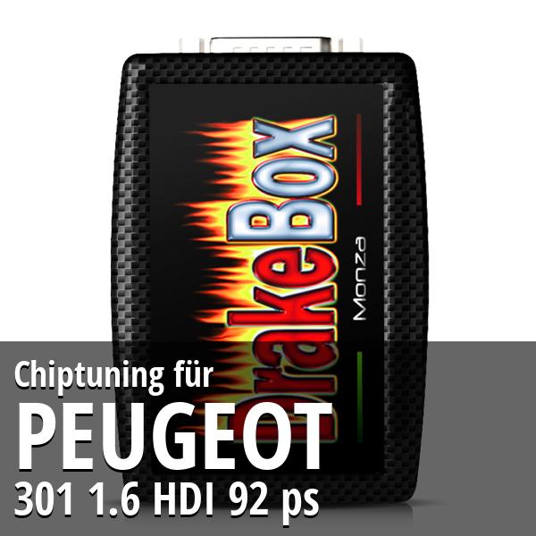 Chiptuning Peugeot 301 1.6 HDI 92 ps